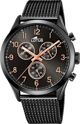 Obrázek produktu pro Pánské hodinky Lotus Minimalist Sport z nerezové oceli černé UL18639/1