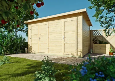 Produktbild von Gartenhaus Atlanta III 4,00x3,00 m