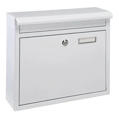 Produktbild von HI Briefkasten Weiß 36 x 12 x 32 cm