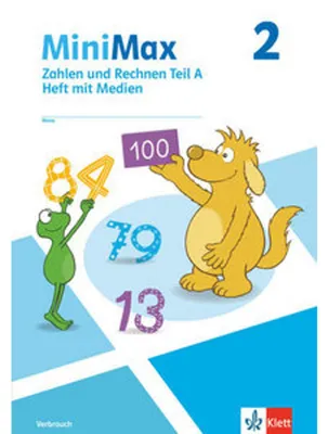 Image de MiniMax 2. Zahlen und Rechnen Teil A - Verbrauchsmaterial mit Medien Klasse 2