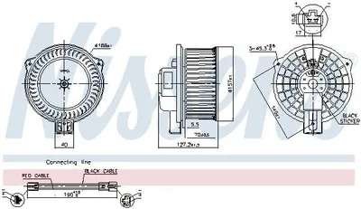 Produktbild von NISSENS 87630 Innenraumgebläse
