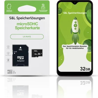 Produktbild von microSD Speicherkarte S&L für LG K41S - Speicherkapazität: 32 GB
