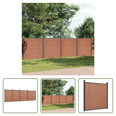 Zdjęcie produktu dla Element ogrodzenia Living Store brązowy 699x186 cm WPC