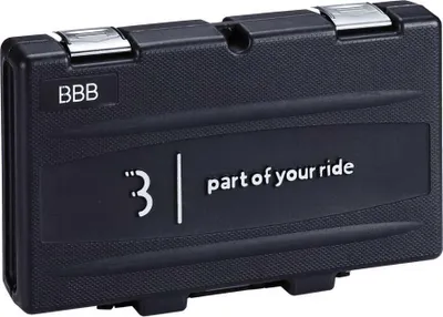 Produktbild von BBB Cycling BracketKit, Werkzeug für Fahrräder, Kettenradgarnitur-Werkzeug, Schwarz, Blau, Edelstahl, 310 mm, 200 mm, 64 mm
