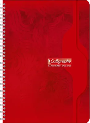 Produktbild von Calligraphe 10x Spiralbuch A4 50Bl 70g F-Lin - Sortiert 2406C