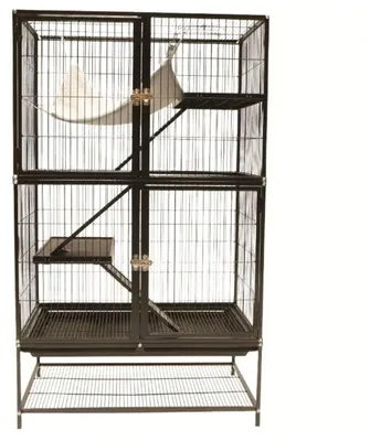 Productafbeelding van Keddoc Rattenkooi Home Studio voor ratten, chinchilla’s en degoes 78x52x138CM