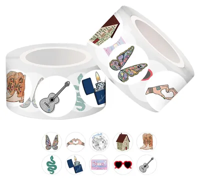 Productafbeelding van Stickerpakket met 1000 schattige meisjesstickers
