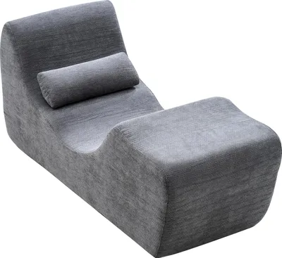 Immagine prodotto di VEVOR chaise longue reclinabile per yoga e massaggi, moderna poltrona curvilinea in schiuma, reclinabile ergonomica per movimenti di stretching e rilassamento, utilizzabile in soggiorno, camera da letto, balcone