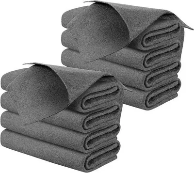 Zdjęcie produktu dla Chusteczki czyszczące z mikrofibry, zestaw 8 sztuk, 30 x 30 cm, do okien, samochodu, łazienki i kuchni