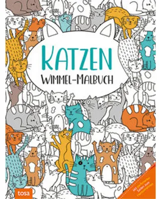 Produktbild von Katzen - Wimmel-Malbuch