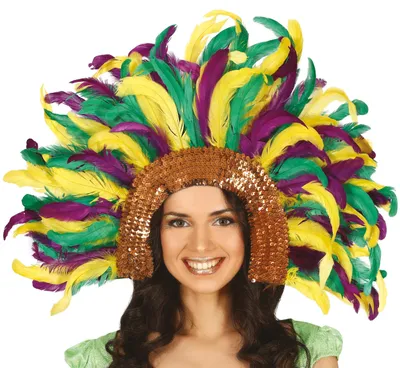Produktbild von Guirca Federkopfschmuck One Size