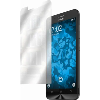 Produktbild von 4er-Pack PhoneNatic Displayschutzfolien verspiegelt  kompatibel mit Asus Zenfone Go (ZC500TG)