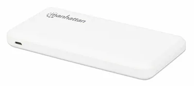 Image de Manhattan 406277 Powerbank 10.000 mAh 2xUSB USB-C + Micro-USB weiß