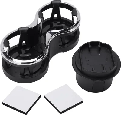 Produktbild von Auto 2 in 1 Tasse Halter Trinkflaschenhalter Schwarz Universal für Milchtee Dose Aschenbecher