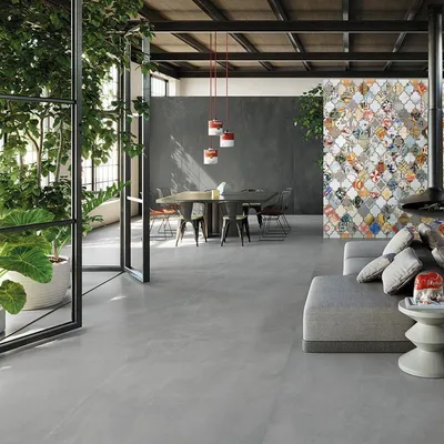 Zdjęcie produktu dla CASA39 Płytki imitujące beton, szare, 60 x 60 cm, Ergon Pigmento