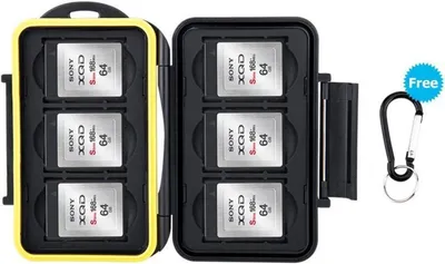 Image de Housse de protection étanche pour 6 cartes mémoire XQD CFexpress B