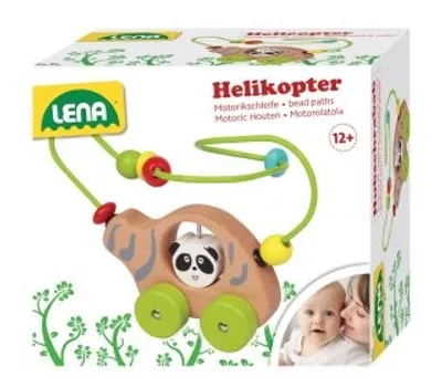 Produktbild von Simm 32046 - LENA®, Holzhelikopter mit Motorikschleife 4006942826704