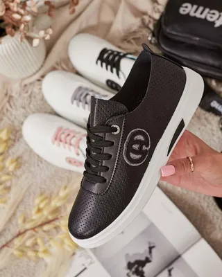 Produktbild von Damen Stoff-Sneakers Nilli Schwarz, leichte Freizeitschuhe, Größe 37