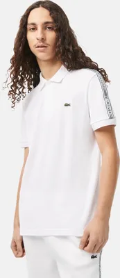 Zdjęcie produktu dla Koszulka polo Lacoste Koszulka polo z krótkim rękawem w kolorze piqué z taśmami z metkami i haftowanym logo