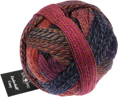 Produktbild von Schoppel Zauberball Crazy,Sockenwolle,100g,75%Schurwolle/25% Polyamid, Fb. 2248 Zimtschnecke