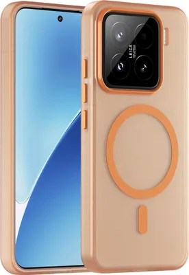 Produktbild von Mobigear Shockproof  Xiaomi 15 MagSafe Hülle Hardcase Backcover - Orange