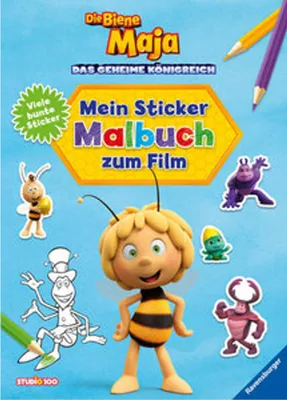 Obrázek produktu pro Die Biene Maja: Mein Sticker-Malbuch zum Film