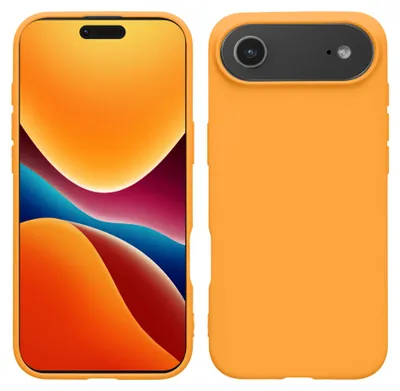 Produktbild von kwmobile Handyhülle für Apple iPhone Air Hülle - TPU Case - Kabelloses Laden - Schutzhülle Cover in Fruity Orange