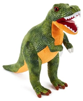 Produktbild von Zappi Co Plüsch Kinder Kuscheltier Weiches Kuschel Plüschtier - Teil der Safari-Tiere-Kollektion, Perfekt für Kinder(30cm)(T-Rex Grün)