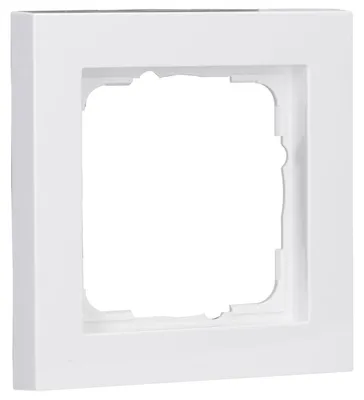 Produktbild von Gira Standard 55-1-fach Rahmen E2 für Schalter & Steckdose, Reinweiß