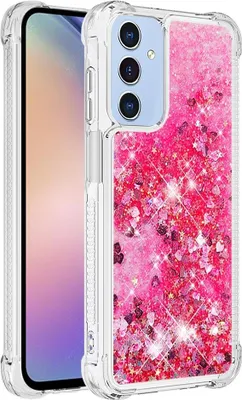 Produktbild von Samsung Galaxy A15 Hülle - Coverup Liquid Glitzer Back Cover - Rosa