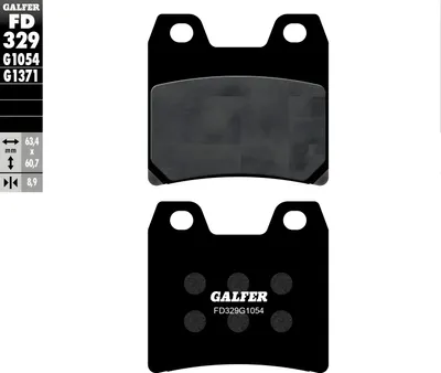 Produktbild von Bremsbeläge Galfer FD329G1054 Semi-Metall hinten für Yamaha FZS Fazer XJR 1000 / 1300 ccm Bj. 1998 - 2018