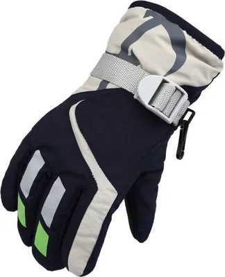 Produktbild von Kinder Skihandschuhe, Warme Skihandschuhe - Geeignet für Jungen und Mädchen, Kinder Winter Skihandschuhe, Wasserdicht und Warm All Finger Skihandschuhe