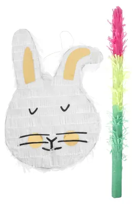 Produktbild von Hängender Osterhase aus Aluminiumfolie für die Osterparty