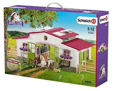 Produktbild von Schleich Reiterhof mit Reiterin und Pferden; 42344