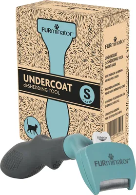 Image de Outil de contrôle de la perte de poils FURminator pour chats, taille S, poil court