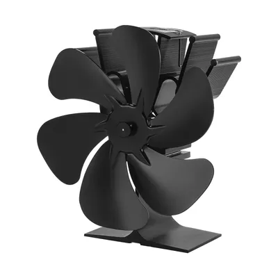 Immagine prodotto di Clanmacy Ventilatore per stufa a 6 pale Ventilatore per stufa Ventilatore elettrico Ventilatore per stufa per caminetto Stufe a legna Stufe a basso rumore