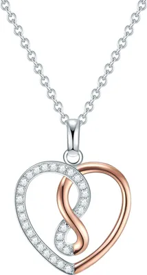 Produktbild von Rafaela Donata Halskette Herz Sterling Silber Zirkonia 42,0 cm Basiskette + 7,0 cm Verlängerung 50110030