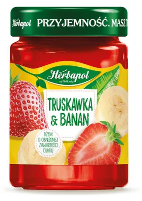 Herbapol Erdbeer-Bananen-Konfitüre 280g