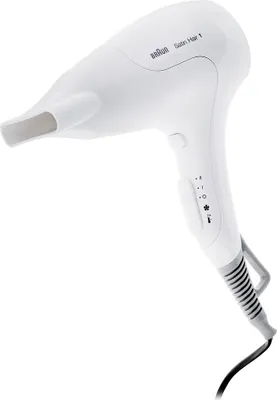 Obrázok produktu pre Braun HD180, Biela, Jednofarebné, Pútko na zavesenie, Tlačidlá, Jazdec, 1800 W, 1 kusov