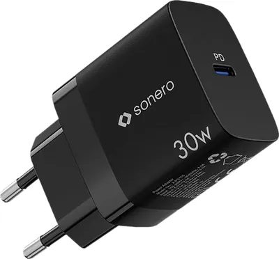 Image de SONERO Chargeur USB-C GaN X-PS105, 1 port, 30W, noir