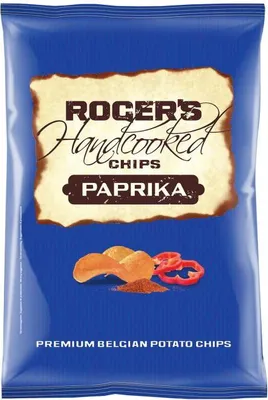 Produktbild von Roger's Handcooked Chips Paprika 150g