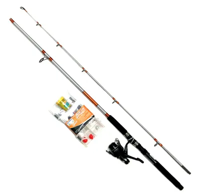 Immagine prodotto di Shakespeare trota set completo canna 2,40m mulinello potenza esche accessori pesca box