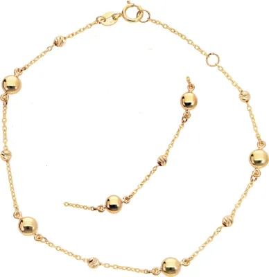 Produktbild von Verstellbares filigranes Armkettchen echt Gold 333 (8 kt)