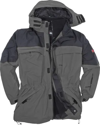 Produktbild von Übergrößen 3 in 1 Jacke Davos Herrenjacke Winterjacke 10XL anthrazit