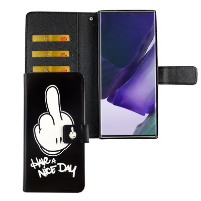 Zdjęcie produktu dla Etui Samsung Galaxy Note 20 Ultra Etui na telefon komórkowy Pokrowiec ochronny Etui z klapką i miejscem na kartę Miłego dnia