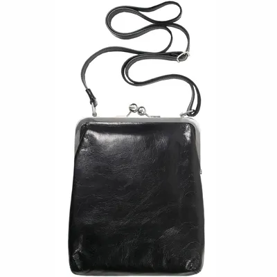 Produktbild von VOLKER LANG Schultertasche LOLA  Elegante Damen Bügeltasche Umhängetasche aus italienischem Leder