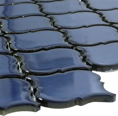 Produktbild von Keramik Mosaik Fliesen Asmara Arabesque Blau