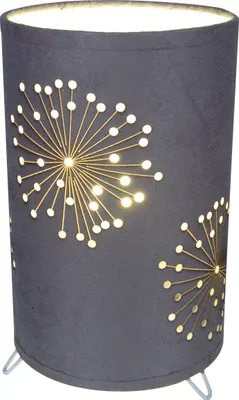 Produktbild von Näve 3035116 Stoff-Tischleuchte ; Farbe: Grau
