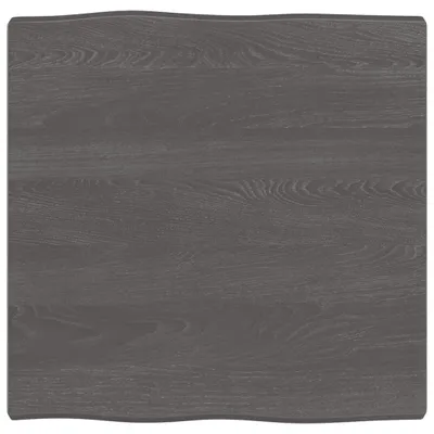 Produktbild von Tischplatte 60x60x(2-4) cm Massivholz Behandelt Baumkante