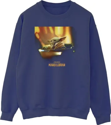 Produktbild von Star Wars - "The Mandalorian" Sweatshirt für Herren BI46696 (XXL) (Marineblau)